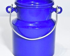 Leiteira de Alumínio 1 Litro Cor Azul Escuro Metalizada