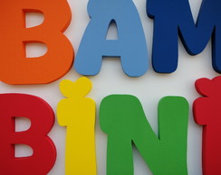 Letras em mdf 7 Letras