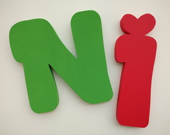 Letras em mdf 5 Letras