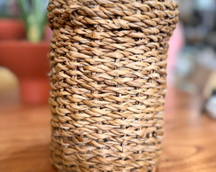 Cestaria ou Vaso em Fibra Natural