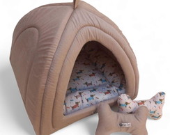 Casinha Iglu 80x80x80 com 2 Peças