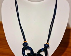 Maxi Colar Azul Marinho