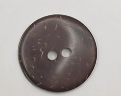 Botão de Coco 2,5 cm 100 Unidades
