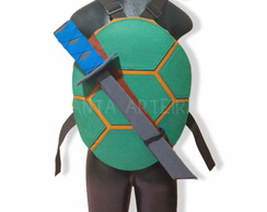 Kit Tartaruga Ninja Leonardo com 1 Espada/ Infantil