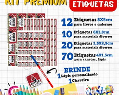 100 Etiquetas Escolares Personalizadas