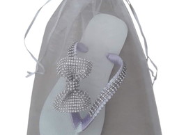 15 Saquinhos de Organza 20x35cm Brancos