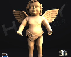Arquivo Impressora 3d - Stl - Cnc - Anjo Querubim
