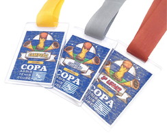 Kit 70 Medalhas em Acrilico Personalizada 5x7cm