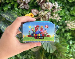 Porta Moeda Box Super Mario