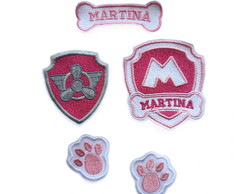 Patch Bordado Termocolante Skye Patrulha Canina Var23