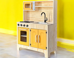 Cozinha Infantil Amarela