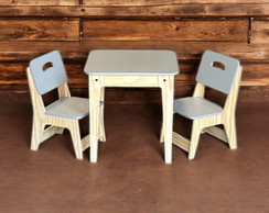 Mesa Infantil Cinza