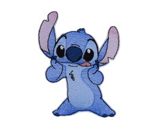 Patch Aplique Bordado Termocolante Lilo Stitch 13 cm