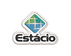 Patch Bordado Termocolante Estácio Instituição de Ensino