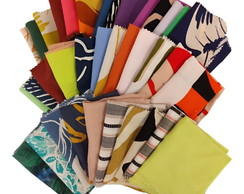 Kit de Retalhos para Artesanato Abaixo de 80cm 1kg