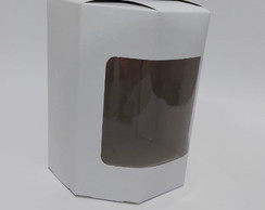 Caixa Panetone com Visor 500gr - 10 Unidades