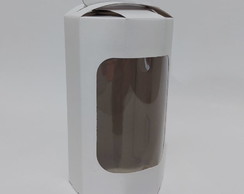 Caixa Panetone com Visor 100gr - 10 Unidades