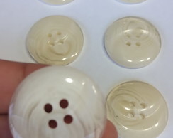 Botão Grande Perolado para Vestido de Noiva Casaco 30mm-10un