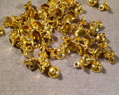 Base para Pingente Metal Dourado