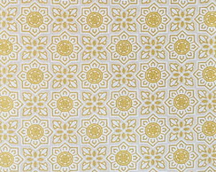 Tricoline Natal Mosaico Bege 1 m P. Entrega
