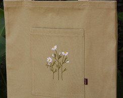 Ecobag Bordada Lona Leve