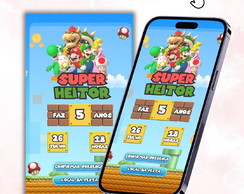 Convite Digital Interativo - Super Mario Brós