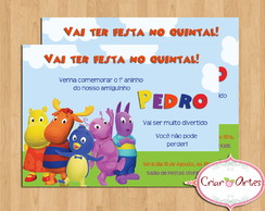Convite digital Backyardigans