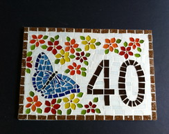 borboleta em mosaico elo7