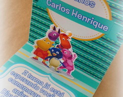 Convite Backyardigans 3D