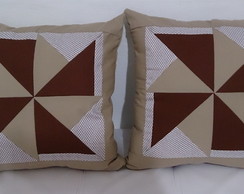 ALMOFADAS EM PATCHWORK