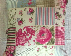 :Capa de almofada Patchwork Provençal::