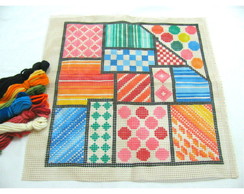 Kit Almofada Patchwork