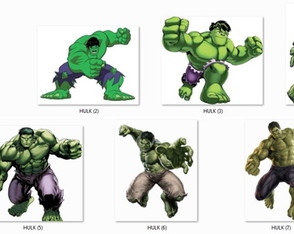 APLIQUE HULK DESENHO