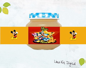 Rótulo Papinha Nestlé - Turma do Mickey