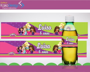 Rótulo Guaraná Caçulinha Polly