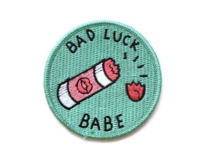 Bad Luck Babe Patch Termocolante