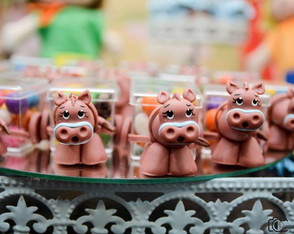 Carrocinha Cavalinho em Biscuit