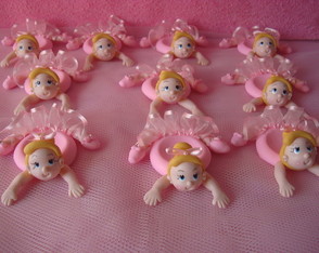 Porta Doce Bailarina Em Biscuit