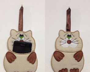 Porta Celular Gato