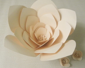 Flor de Papel Gigante decoração 30 cm