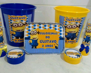 Kit 80 peças Minions