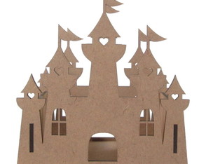 Cachepô Castelo de Princesa - mdf