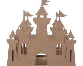 Cachepô castelo de princesa - MDF