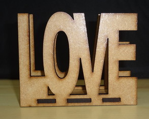 Porta Guardanapo mdf Love