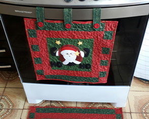 Kit Forno Fogão, Puxa Sacos de Natal