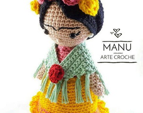 Amigurumi Frida Kahlo 1