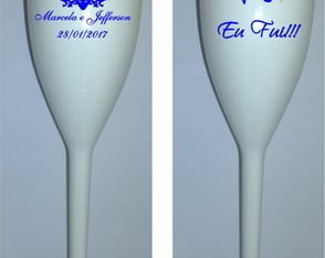 Taça Champagne Personalizada Casamento