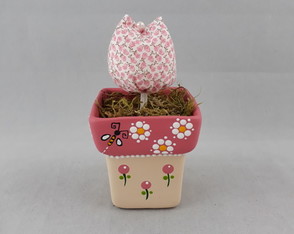 Vasinho com tulipa Retrô P C.1430