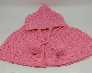 Poncho para bebê de 3 a 6 meses