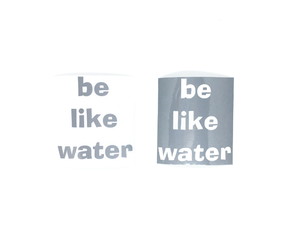Adesivo em Vinil Recortado - Be Like Water - 9,5 x 10,5 cm